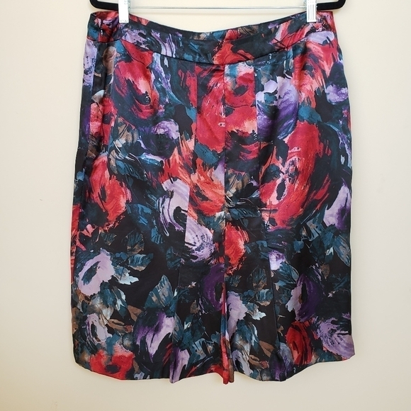 JACLYN SMITH Vintage Red Lined Pencil Skirt - Picture 2 of 4